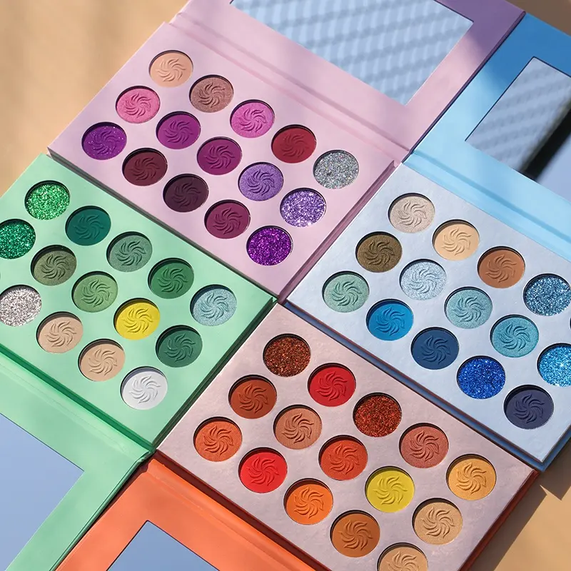 Paleta de sombras de ojos de verano, 15 colores, China, Etiqueta Privada