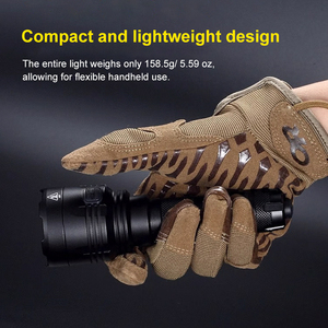 Công nghiệp không thấm nước USB có thể sạc <span class=keywords><strong>l</strong></span>ại IP68 Spotlight tìm kiếm cứu hộ Đèn pin 618M chùm khoảng cách 1000 Lumens Độ sáng cao - Product Image 4