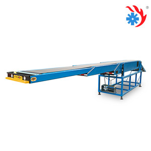 Transportador de correa telescópico Descargador montado Correa de descarga Camión Ayuda Plataforma móvil Sistema transportador - Product Image 2