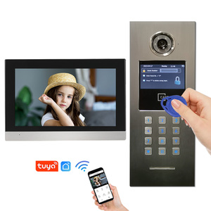 Sistema di ingresso della porta del videocitofono della telecamera del citofono IP di sicurezza per l'app Tuya dell'edificio Multi appartamento sblocca a distanza il campanello - Product Image 1