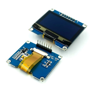 0,91 0,96 1,3 1,54 2,42 Zoll IIC Seriell Weiß Blau Gelb OLED LCD LED-Anzeige modul 128 X64 I2C LCD-Bildschirm für Arduino