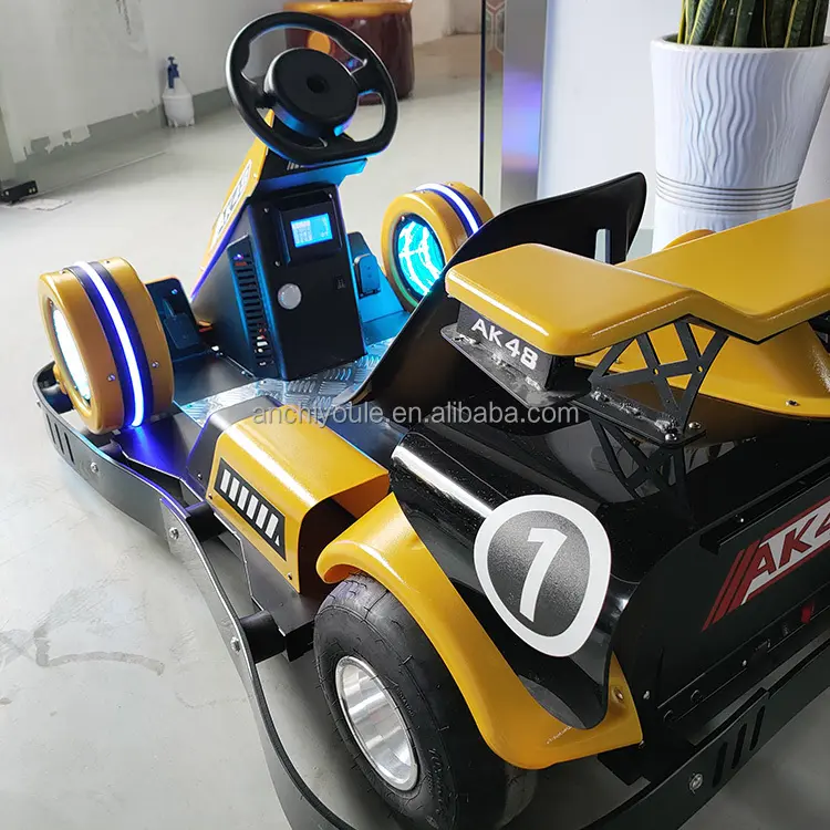 Yeni elektrikli 48V yarış go kart 500w ucuz hızlı Off Road Drift sepeti çocuklar için mini spor Go adults yetişkinler için sürülecek araç