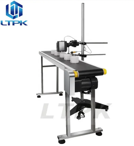 LT-900 Fabrik Preis Automatische kontinuierliche Tinte Batch Inkjet Drucker Batch Datum Codierer Drucken Qr Codierung Maschine mit Förderer - Product Image 2