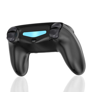PS3/PC用PS4BT6軸デュアルモータージョイスティックゲームパッド用の売れ筋多機能タッチパネルワイヤレスゲームコントローラー