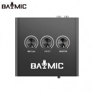 Home Live XLR 6.35mm <strong>Input</strong> Studio Sound Card Recording <strong>Audio</strong> Interface Small USB <strong>Audio</strong> Soundcard Interface - Product Image 4