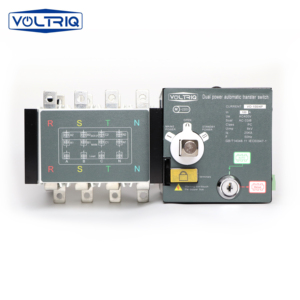 VOLTRIQ 4P 100A 200A ATS PC Class Automatic Transfer Switch Electrical Selector Switches AC 400V Auto or <strong>Manual</strong> 2 <strong>Input</strong> 1 Output