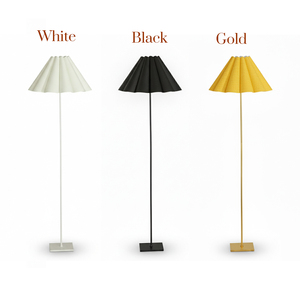 Bắc Âu hiện đại dẫn không dây Đèn sàn Pin hoạt động có thể sạc lại vải hoa Chụp đèn trang trí nội thất phòng khách phòng ngủ - Product Image 1