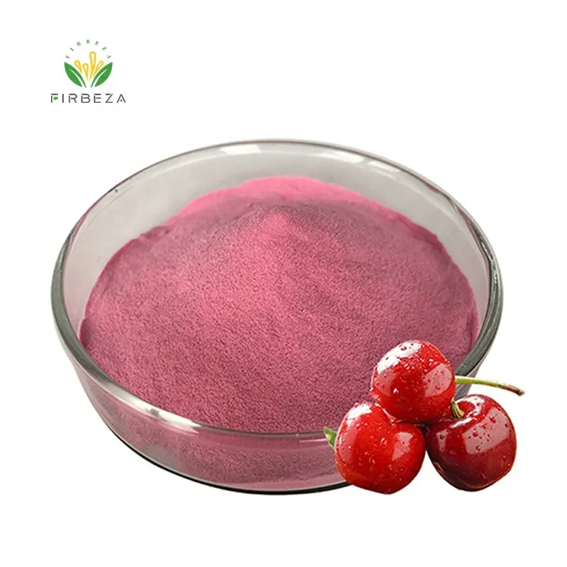 Acerola-extracto de cereza en polvo orgánico puro, zumo de cereza instantáneo, fruta en polvo, precio barato 30:1