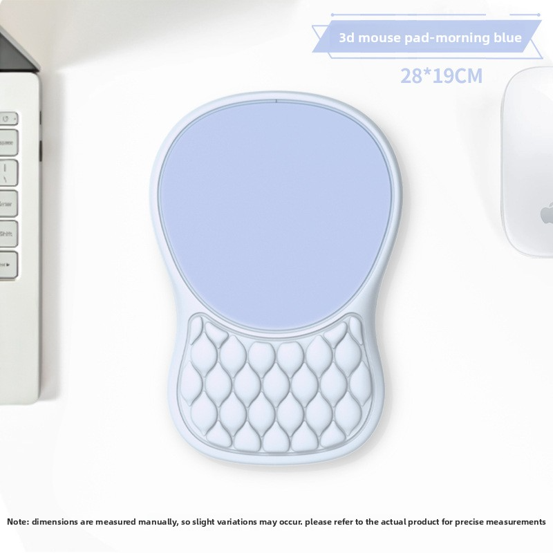 3d stereo mouse pad-morning blue