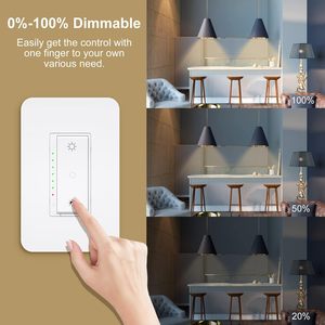 אנחנו 3 דרך 15a dimmer tuya מתג אור חכם קול שליטה הוביל מתג אור דימר alexa דימר
