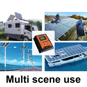 Regolatore di carica solare 12V 24V 30A 50A 70A pannello solare regolatore batteria Dual USB 5V Display LCD MPPT all'aperto
