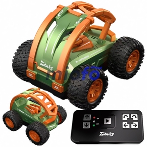 360 Degree Rotating Auto Demonstration <strong>LED</strong> Car Lights Lighted Remote Control Cool <strong>RC</strong> Drift Toys with USB Cable Included - Product Image 4