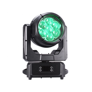 スーパーショー7x60wムービングヘッドウォッシュdmxズームip657x60wLEDムービングヘッドライト - Product Image 1