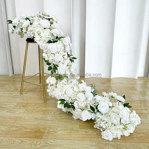 Á hậu trắng dài Hoa cưới Vòng hoa và lối đi hoa Á hậu cho đám cưới màu nâu - Product Image 4