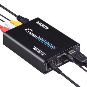 Promotion AV <strong>Input</strong> to Hdmi <strong>Output</strong> Video Converter 1080P AV(CVBS)+S-Video to HDMI Video Converter Box - Product Image 3