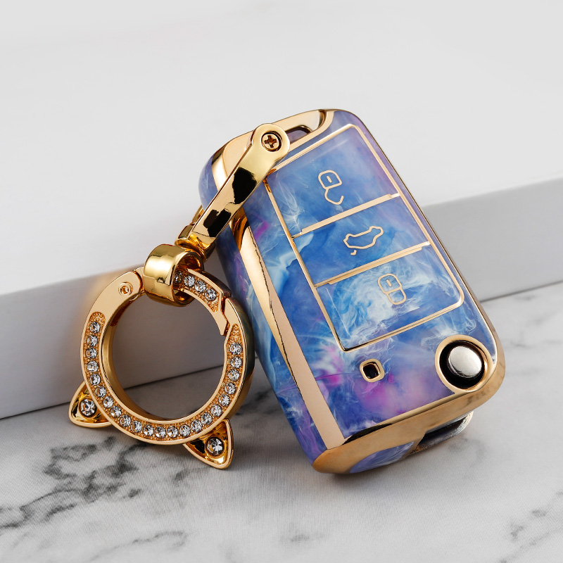 Purple+Key Ring