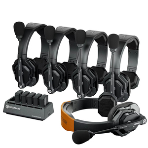 Hollyland Solidcom SE Full Duplex 2.4G ENC Noise Cancellation Wireless <strong>Intercom</strong> Headset <strong>System</strong> 1100ft Team Communication - Product Image 1