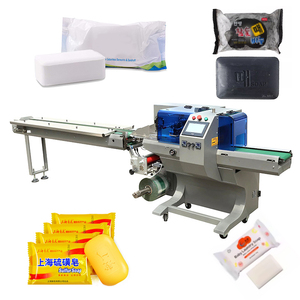 BG-350 Horizontal Solid <strong>Soap</strong> Flow Wrapping Packaging <strong>Machine</strong> Automatic Cookies <strong>Bar</strong> <strong>Soap</strong> Flexible Packing <strong>Machine</strong> For Pillow Bags