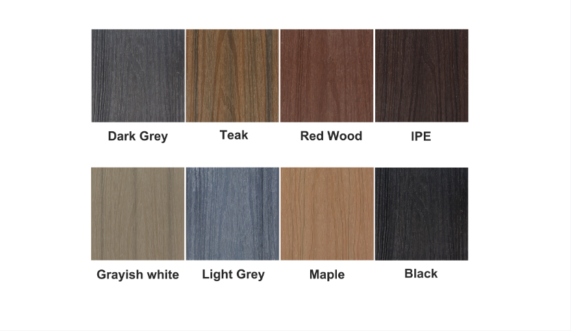 MUESTRAS 10-15CM-1 PIEZA DEL TABLERO DEL DECKING DE WPC