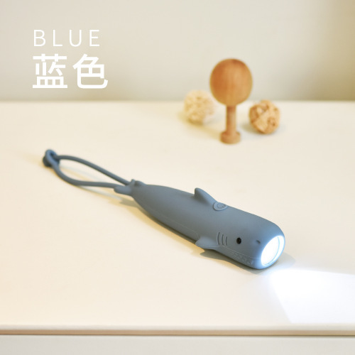 Lampe de poche en silicone requin