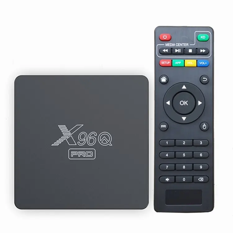X96q Pro mạng thông minh TV box 2G + 16G 4K độ nét cao Octa Core Bộ vi xử lý Android 10 Hệ điều hành nhà máy giao hàng trực tiếp