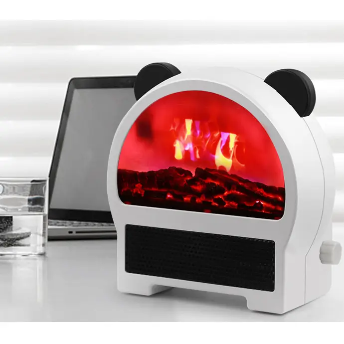 Mini riscaldatore elettrico 2000w di vendita calda con la fiamma del fuoco di simulazione