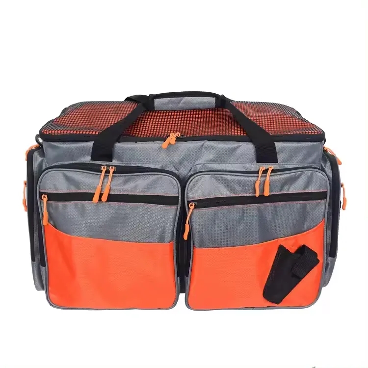 도매 대용량 폴리에스터 낚시 태클 가방 여행 운송 야외 물고기 핸드백
