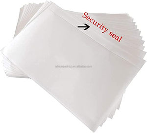 透明塑料运输标签套包装纸信封空白装箱单文件信封袋 - Product Image 5