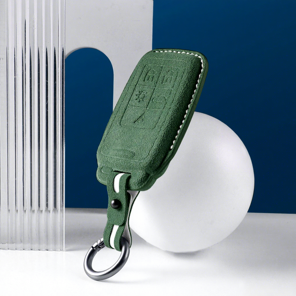 #9073 Vert foncé + coutures blanches