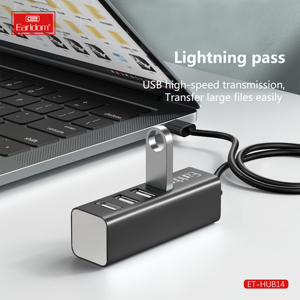 Earldom USB Hub 2.0 Multi-USB-Splitter-Hub Verwenden Sie das Netzteil Multiple Expander 2.0 USB-Hub für Desktop-Laptop PC 4-Port-Design - Product Image 2