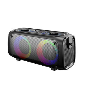 Portable Bluetooth Karaoke Speaker <strong>System</strong> - Audio Recording <strong>Function</strong>, 32 GB USB/SD Card Support, Built-in Rechargeable Battery, - Product Image 4