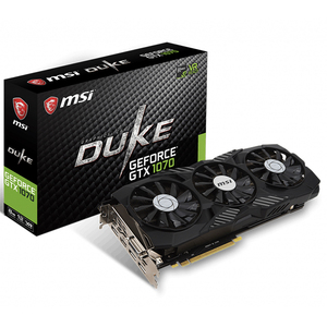 MSI NVIDIA GeForce GTX 1070 ARMOR DUKE ผู้ก่อตั้ง Edition 8G การ์ดจอสำหรับเล่นเกม,8GB GDDR5X หน่วยความจำ1050ti 1050 1080 - Product Image 3