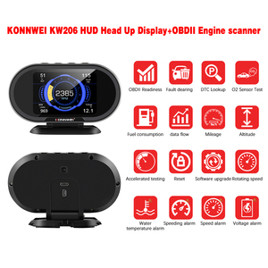 Head Up Display KONNWEI KW206 Auto Meter Zeigen Alle Daten in Bildschirm 3,5 Zoll Klar Fehler Code Können Update Online - Product Image 3