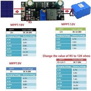 Regolatore solare MPPT 1A 3.2V 3.7V 3.8V 7.4V 11.1V 14.8V litio LiFePO4 titanato modulo caricabatteria scheda di ricarica della batteria - Product Image 4