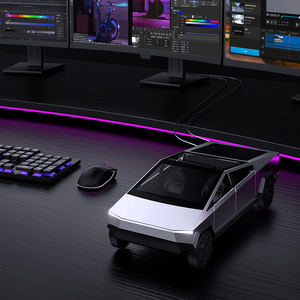 Uzaktan kumanda araba Tsl simülasyon Diecast araba oyuncak modeli T Esla Cybertruck MINI PC - Product Image 6