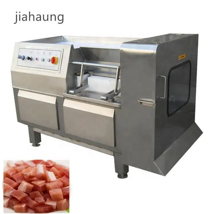 Máquina automática para cortar en cubitos de carne, microcongelador, para carne de cerdo, cocida, carne y bacon