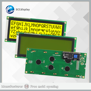 Módulos de visualización de caracteres LCD positivos amarillos STN, matriz de puntos 20X4, utilitario IIC/I2C, pantalla LCM industrial - Product Image 6