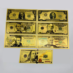 7件彩色印刷美钞金箔纸币货币纸币 - Product Image 6
