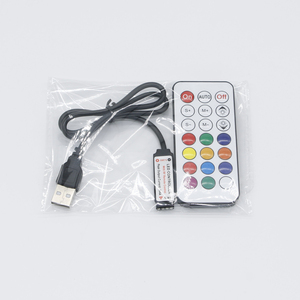 Лидер продаж RF беспроводной RGB светодиодный контроллер DC5-12V диммер 21 ключ пульт дистанционного управления Мини светодиодный RGB полосы света контроллер - Product Image 5