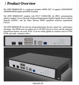 FR6004X-BT ONT with WiFi PoE <strong>IP</strong> 4G 3G GSM <strong>TCP</strong> GPRS SDK Multiple <strong>Network</strong> Connectivity - Product Image 3
