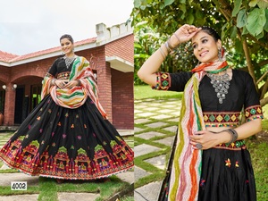 ชุดคอลเลกชั่น navratri chaniya choli และ lehenga choli สำหรับผู้หญิงชุดปาร์ตี้ - Product Image 5