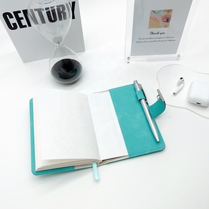 Hotsale di alta qualità in pelle PU rilegato in carta Notebook A6 Soft-touch copertina diario libri per uso regalo con blocco codice - Product Image 5