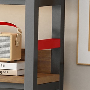 Mesa de estudio escritorio ordenador barata para adulto con estantería - Product Image 4