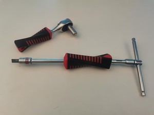 Alet kutusu 47 adet 1/4 inç cırcır anahtarı tornavida soket seti, t-kolu kavrama, uzatma çubukları, evrensel ortak, Hex tuşları, pikap - Product Image 2