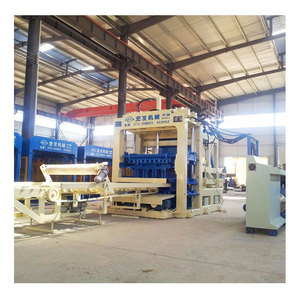 QT12-15 PLC Intelligent <strong>Control</strong> 440v <strong>Automated</strong> Process 220v Concrete Raw Motor Precast Brick <strong>Machine</strong> <strong>for</strong> Concrete Stone Tiles - Product Image 3