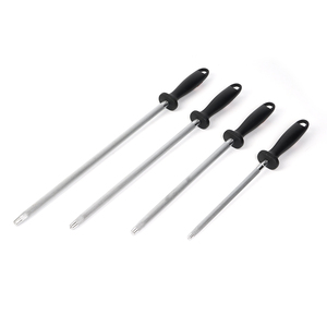 Hot Bán 8 ~ 14 Inch Carbon Thép Chuyên Nghiệp Dao Mài Thép Dao Mài Rod Với Treo Lỗ - Product Image 1