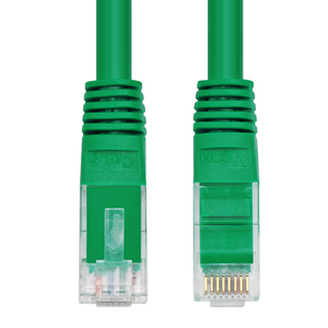 VCOM UTP CCA Cat 6 yama kablosu düğmesi ile 1.8m 3m 5m 10m ağ LAN RJ45 kablosu bilgisayar Internet için - Product Image 3