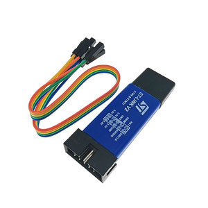 LINK Stlink ST-Link V2 Mini STM8 STM32 simulatore di Download programmatore di programmazione con coperchio DuPont cavo