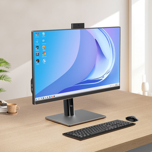 オフィスの明るさ調整可能な高さWifiオールインワンコンピュータワイドスクリーンコアI3第4回オールインワンPCゲームデスクトップコンピュータ - Product Image 1