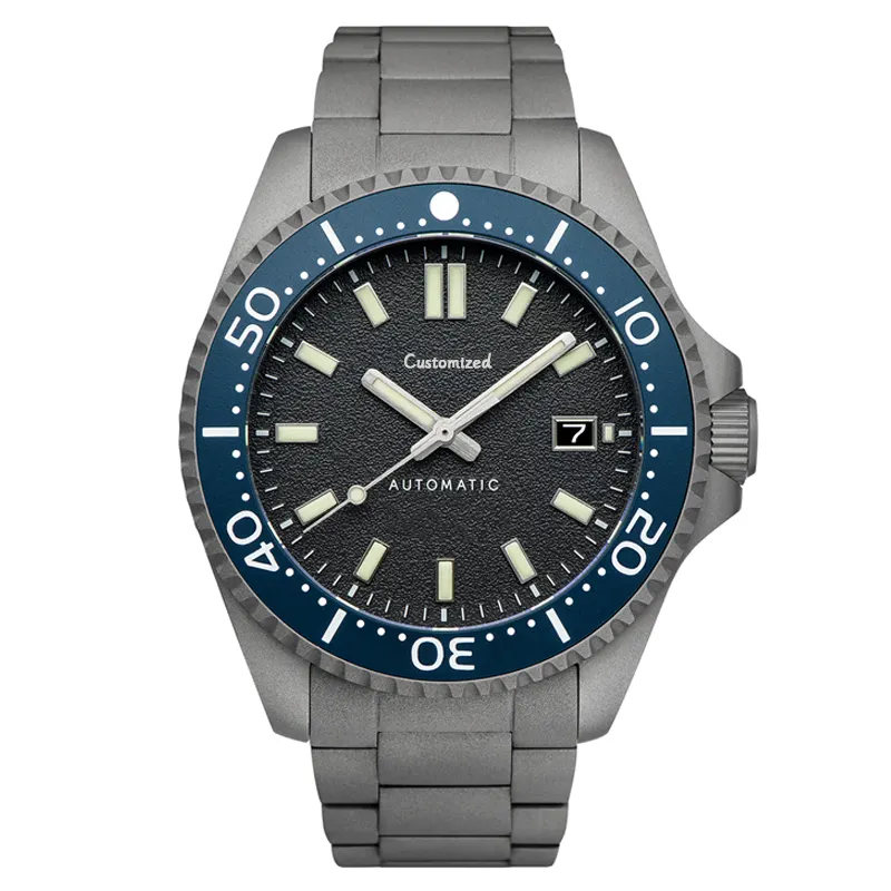 Grade 5 Titanium Automatic Dive Watch, mechanische Uhr Angetrieben von Seiko NH35 Movement